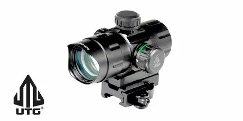  Vise point rouge QD Mount & Flip-open Lens Caps UTG   - 1