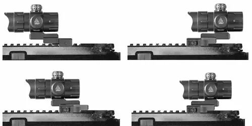  Vise point rouge QD Mount & Flip-open Lens Caps UTG   - 3