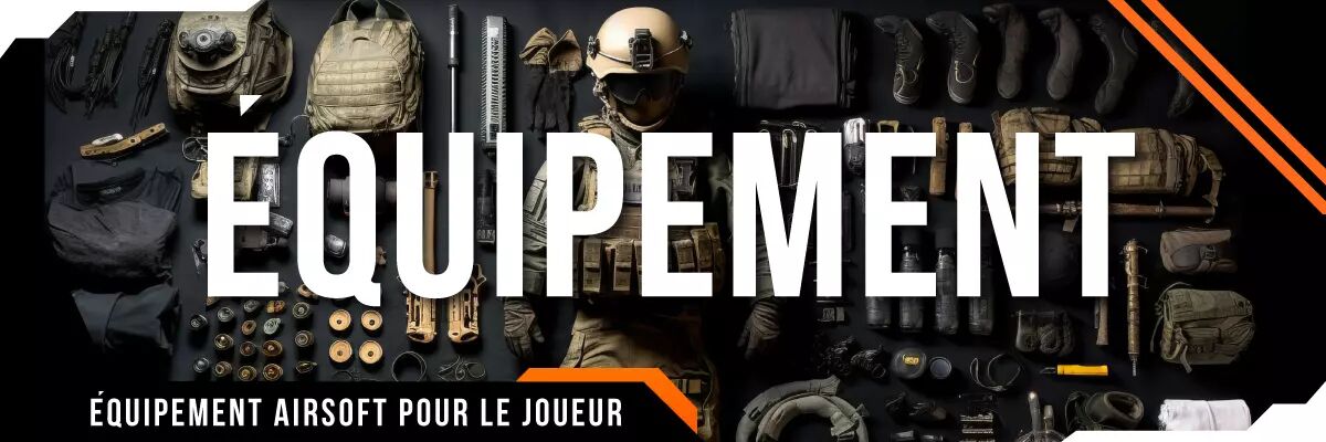 Equipement airsoft pour le joueur