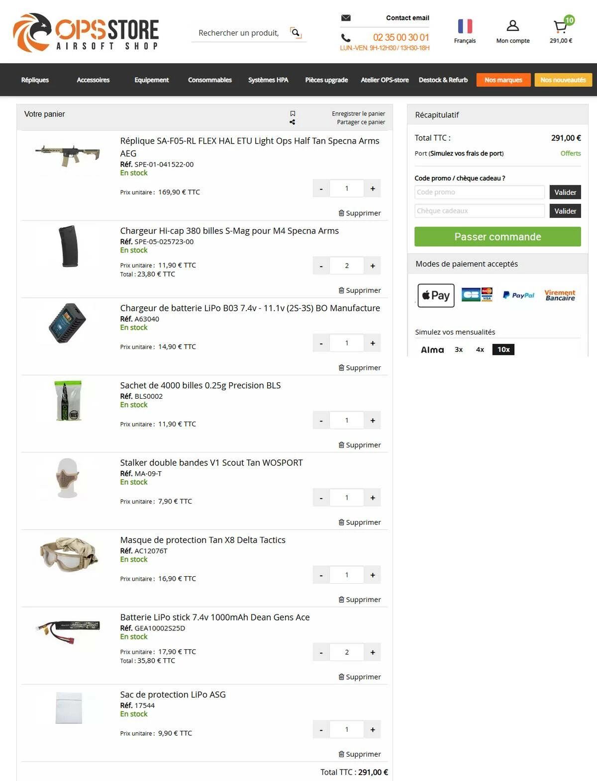 Image du panier parfait pour un d�butant.