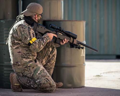 Partie d'airsoft recherche et destruction