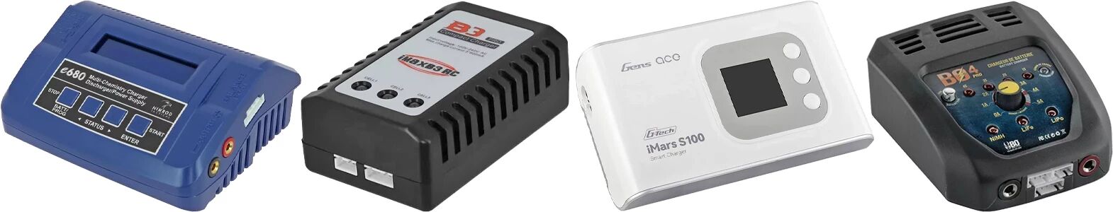 Diffrents chargeurs Lipo Life