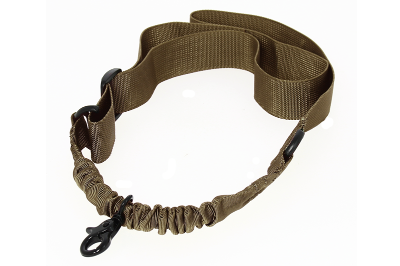 Sangle tactique 1 point Coyote Brown Bungee GFC