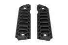 1911 Government/Commander Full Size Grips Aluminum \ Cobra\  Black