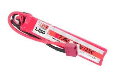 2 sticks batterie Lipo 2S 7.4V 1300mAh 25C DEAN