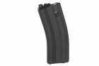 30+2rnds. Real-cap Gas magazine for WE M4/ SCAR replica - black