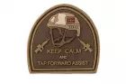 3D Patch  Keep Calm And Tap Forvard Assist - tan