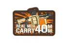 3D Patch - Real Man Carry 40mm