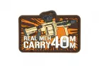 3D Patch - Real Man Carry 40mm