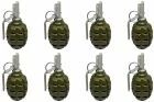 8 grenades fragmentation F1 PYROSOFT PIRO-F1-M