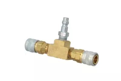 Adaptateur HPA double entre US en T Amped Airsoft
