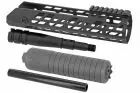 AIRSOFT ARTISAN 10\  SUR300 Handguard Set for SIG Airsoft MCX Legacy (BLACK)