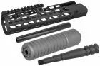 AIRSOFT ARTISAN 10\  SUR300 Handguard Set for SIG Airsoft MCX Virtus (BLACK)