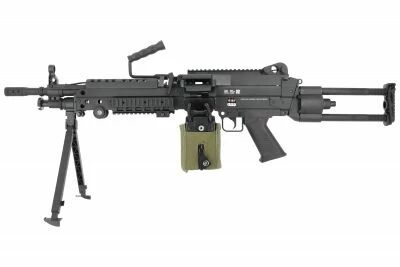 airsoft Specna Arms SA-F249 PARA FLEX GATE X-ASR Machine Gun Black