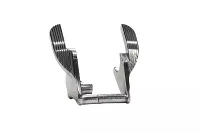 AM STEEL Thumb Safeties - Type 2 S Style (Silver)