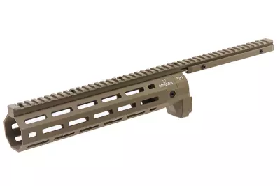 ARES Amoeba CNC M-Lok Handguard for Amoeba STRIKER Series - Dark Earth 