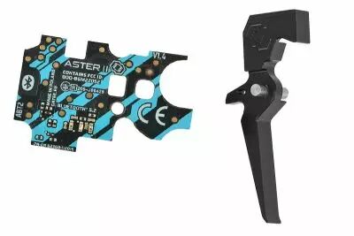 ASTER II Bluetooth EXPERT for V2 GB + adjustable Quantum Trigger 2 [AEG & HPA] - Front