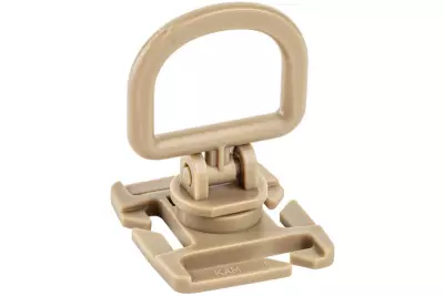 Attache rotative D-Ring Molle Tan TOE