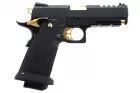 AW Custom Hi Capa 4.3 HX27 Green Gas Airsoft Pistol - (BK/GD)