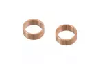 Bague canon slong  Barrel copper ring 