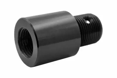 Balystik Adaptateur CNC aluminium 14mm ngatif pour MP7A1 Umarex VFC