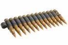 Bande cartouches factices M249 VFC dessus