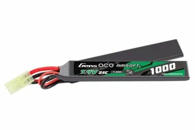 Batterie LiPo 1000mAh 7.4V Mini-Tamiya GENS ACE