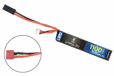 Batterie LiPo 11,1V 1100mAh 20C T-Dean / Mini Tamiya Delta Armory