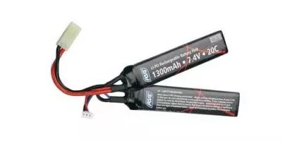 Batterie LiPo 2 lments 7,4V 1300mAh ASG