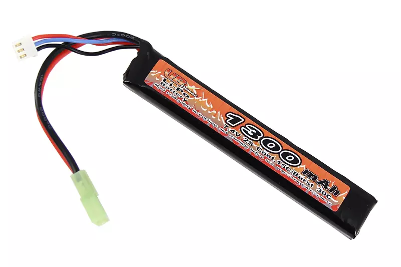 Batterie Lipo 7.4v 1300mAh 15C VB