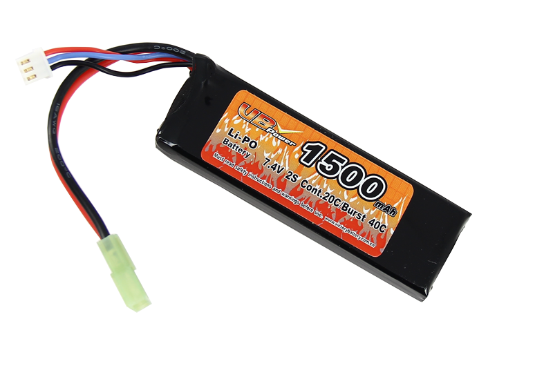 Batterie Lipo 7.4v 1500mAh 20C VB