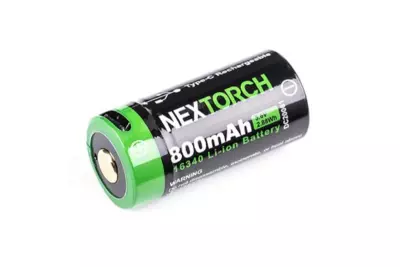 BATTERIE RECHARGEABLE 16340 3.6V 800 MAH AVEC PORT USB TYPE-C
