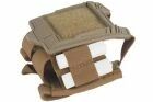Battery compartment for Wosport K-Series Helmet Night Vision Sub-Pouch Coyote Brown