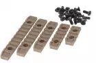 BO KIT RAILS M-LOCK 4PCS - TAN