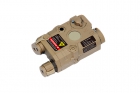 Boitier AN / PEQ 15 Battery Case laser rouge Désert G&G Armament