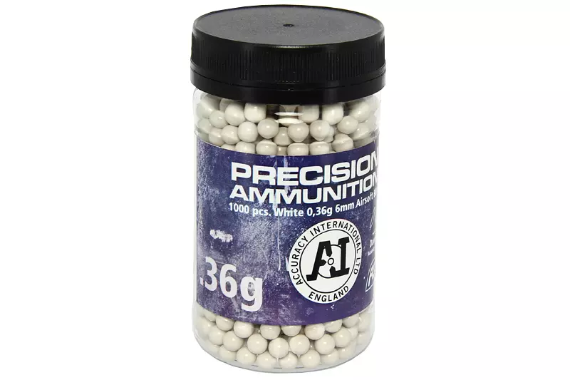 Bouteille de 1000 billes 0.36g Accuracy ASG