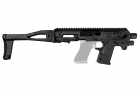 CAA Airsoft Division MICRO RONI G5 Pistol - Carbine Conversion for Glock Series - BK