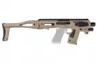 CAA Airsoft Division MICRO RONI G5 Pistol - Carbine Conversion for Glock Series - DE 