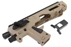 CAA Airsoft Division MICRO RONI G5 Pistol - Carbine Conversion for Glock Series - DE 