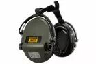 CASQUE ANTI-BRUIT SUPREME PRO-X SERRE- NUQUE VERT OLIVE