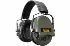 CASQUE ANTI-BRUIT SUPRÊME PRO-X SFA VERT OLIVE SERRE-TÊTE CUIR NOIR