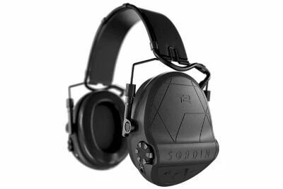 CASQUE ANTI-BRUIT SUPRME T2 NOIR SERRE-TTE CUIR NOIR SORDIN
