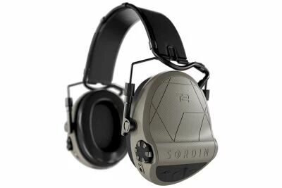 CASQUE ANTI-BRUIT SUPRME T2 TAN SERRE-TTE CUIR NOIR SORDIN