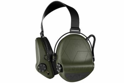 CASQUE ANTI-BRUIT SUPRME T2 VERT OLIVE SERRE-NUQUE TISSU NOIR SORDIN
