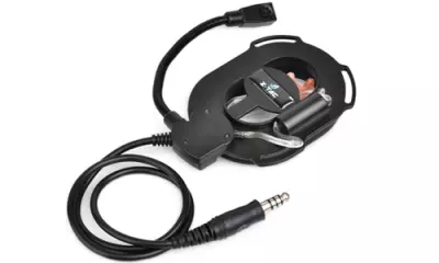 Casque Bowman IV Noir Z-Tactical pour quipement de communication audio d'airsoft.