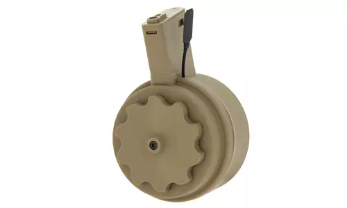 Chargeur Drum M4 1500 billes FDE G&P