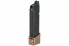 Chargeur GBB &eacute;tendu Ballerina bronze trois-quarts arri&egrave;re