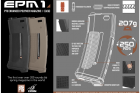 Chargeur PTS Enhanced Polymer Magazine (EPM1) - Black