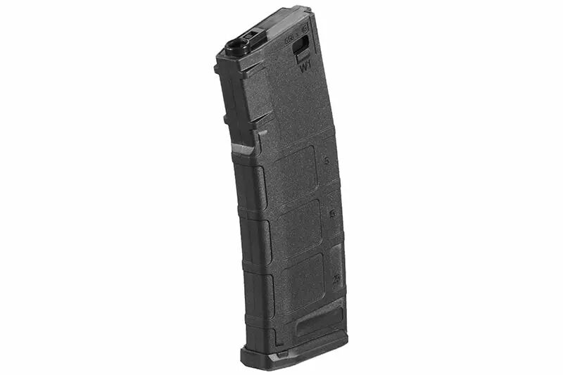 Chargeur AEG 140 Billes Mid Cap Type M4 M15 M16 Swiss Arms - Noir