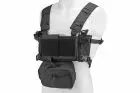 Chest Rig tactique MK4 Noir WOSPORT